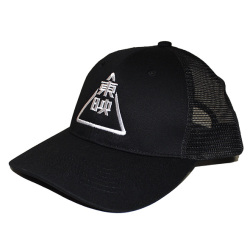 東映三角マーク刺繍メッシュCAP(ブラック)