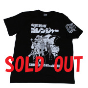 石ノ森章太郎原作「ゴレンジャー」Tシャツ(ブラック)