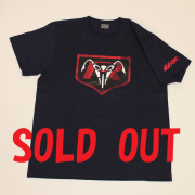 仮面ライダー「秘密結社ショッカー」S/STシャツ(ブルーグレー)