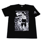 昭和残侠伝（唐獅子牡丹）S/S Tシャツ(ブラック)