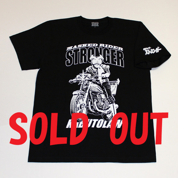 仮面ライダーストロンガ―「カブトロー」Tシャツ(ブラック)