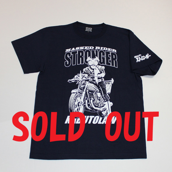 仮面ライダーストロンガ―「カブトロー」Tシャツ(ネイビー)