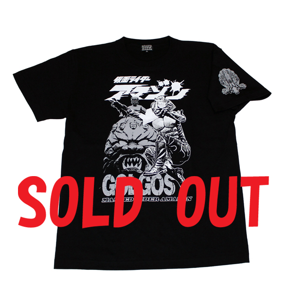 仮面ライダーアマゾン「ゴルゴス」Tシャツ(ブラック)