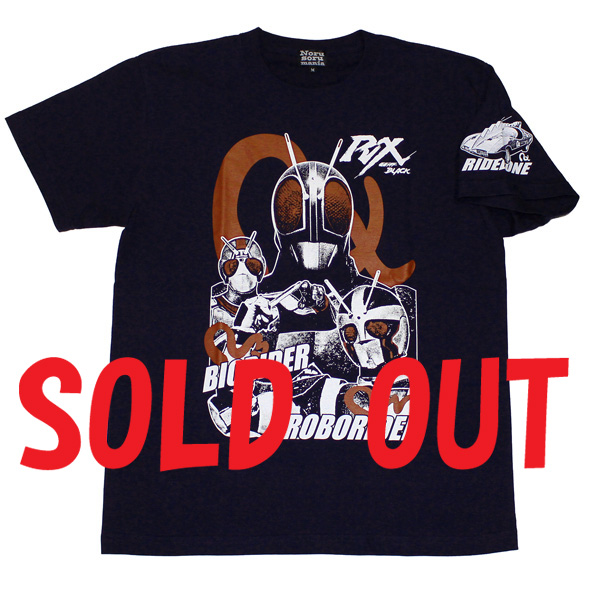 仮面ライダーBLACK RX「ロボ、バイオ」Tシャツ(ネイビー)