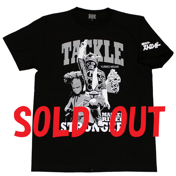 仮面ライダーストロンガ―「タックル」Tシャツ(ブラック)