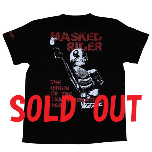 仮面ライダー「MASKED RIDER」Tシャツ(ブラック)