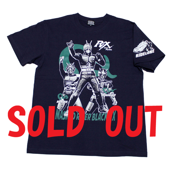 仮面ライダーBLACK RX「ポーズ」Tシャツ(ネイビー)