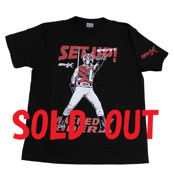 仮面ライダーＸ（セタップ）Tシャツ(ブラック)