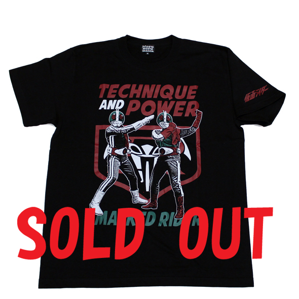 仮面ライダー（ダブルライダー）Tシャツ(ブラック)