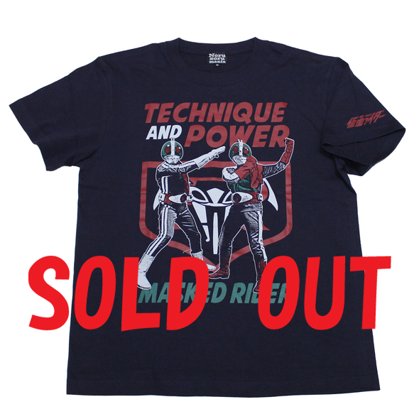 仮面ライダー（ダブルライダー）Tシャツ(ネイビー)