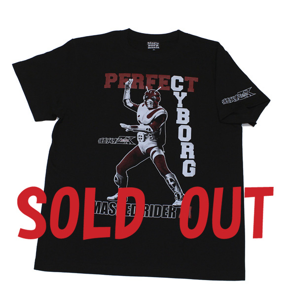 仮面ライダーZX「パーフェクトサイボーグ」Tシャツ(ブラック)