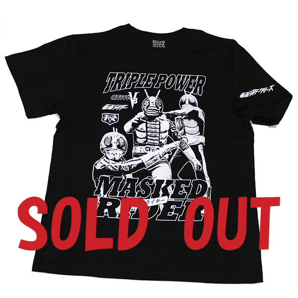 仮面ライダー「トリプルライダー」Tシャツ(ブラック)