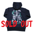 仮面ライダーBLACK RX「ポーズ」ジップアップパーカー(ネイビー)