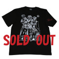 仮面ライダーストロンガー「後期デルザー軍団」Tシャツ(ブラック)