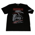 爆裂都市（暴動の映画）Tシャツ(ブラック)