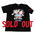 トラック野郎（カラーイラスト）Tシャツ(ブラック)
