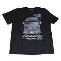 トラック野郎（度胸一番星）Tシャツ(ヘザーブラック)