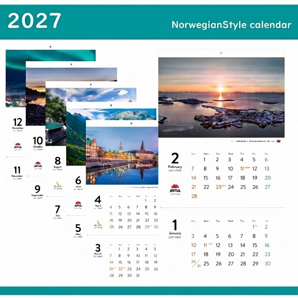 Norwegian Style 2027カレンダー　【予約：11月中旬から順次発送】