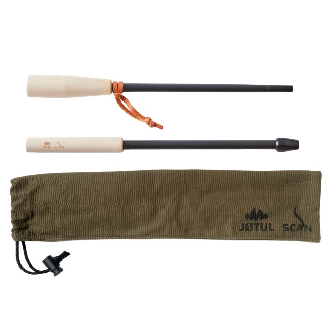 ピンポイントで空気を送ることができる火吹き棒