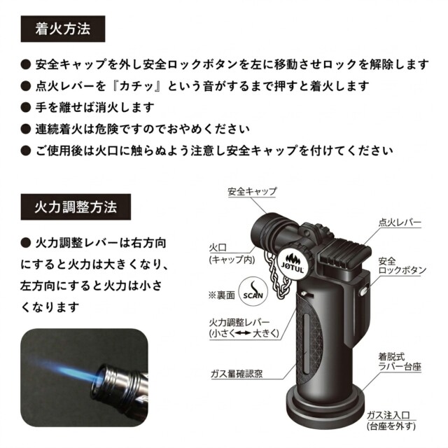 ヨツールスキャンバーナージェット