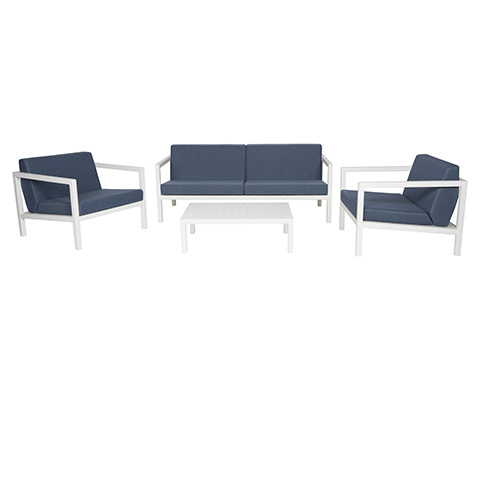 ラウンジセット　FホワイトCブルー