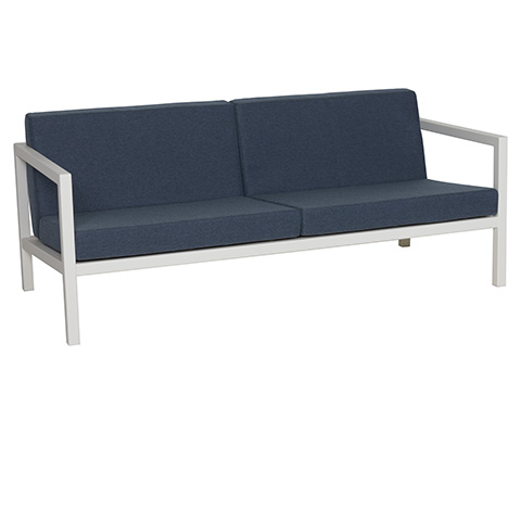 ソファ2.5シーター　FホワイトCブルー