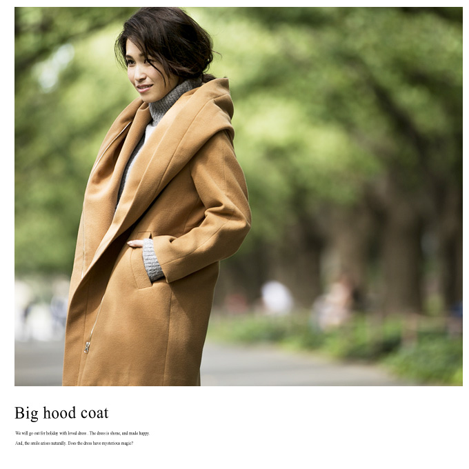 Big Hood Coat レディース フード コート