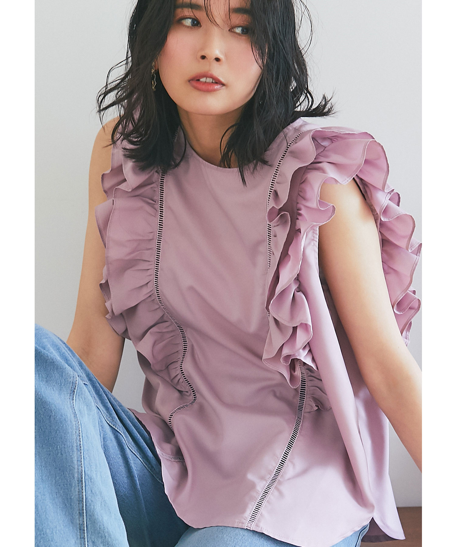 美香さん着用】ブロックチェックワンピース