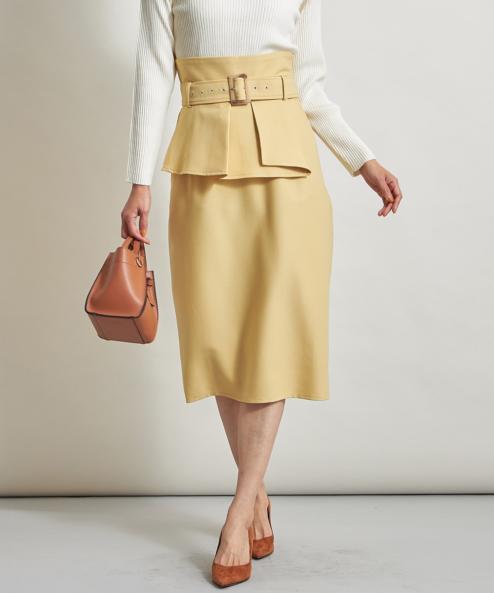 《成瀬愛里さん着用》ペプラムタイトスカート