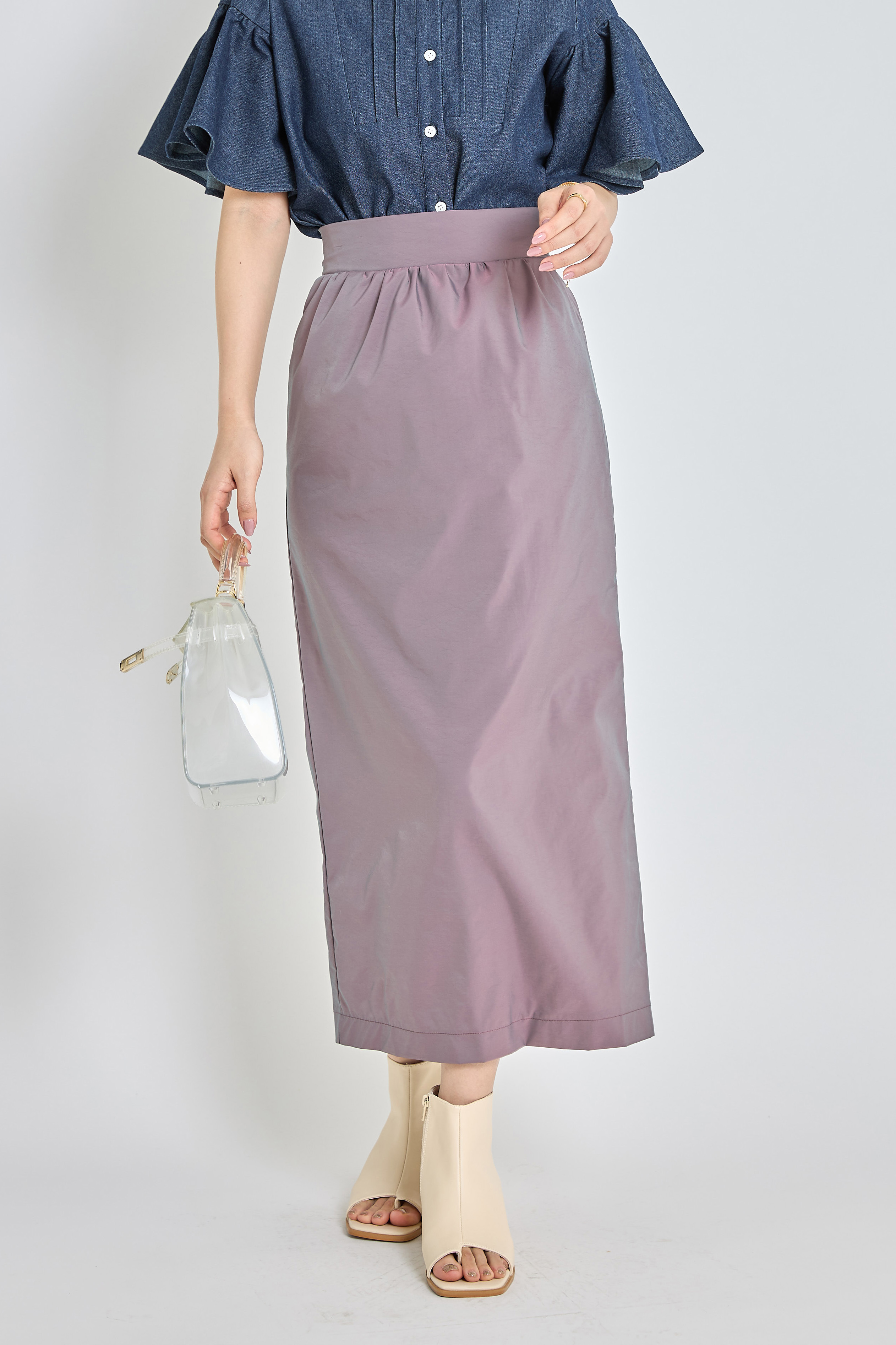 シャンブレータフタIラインスカート