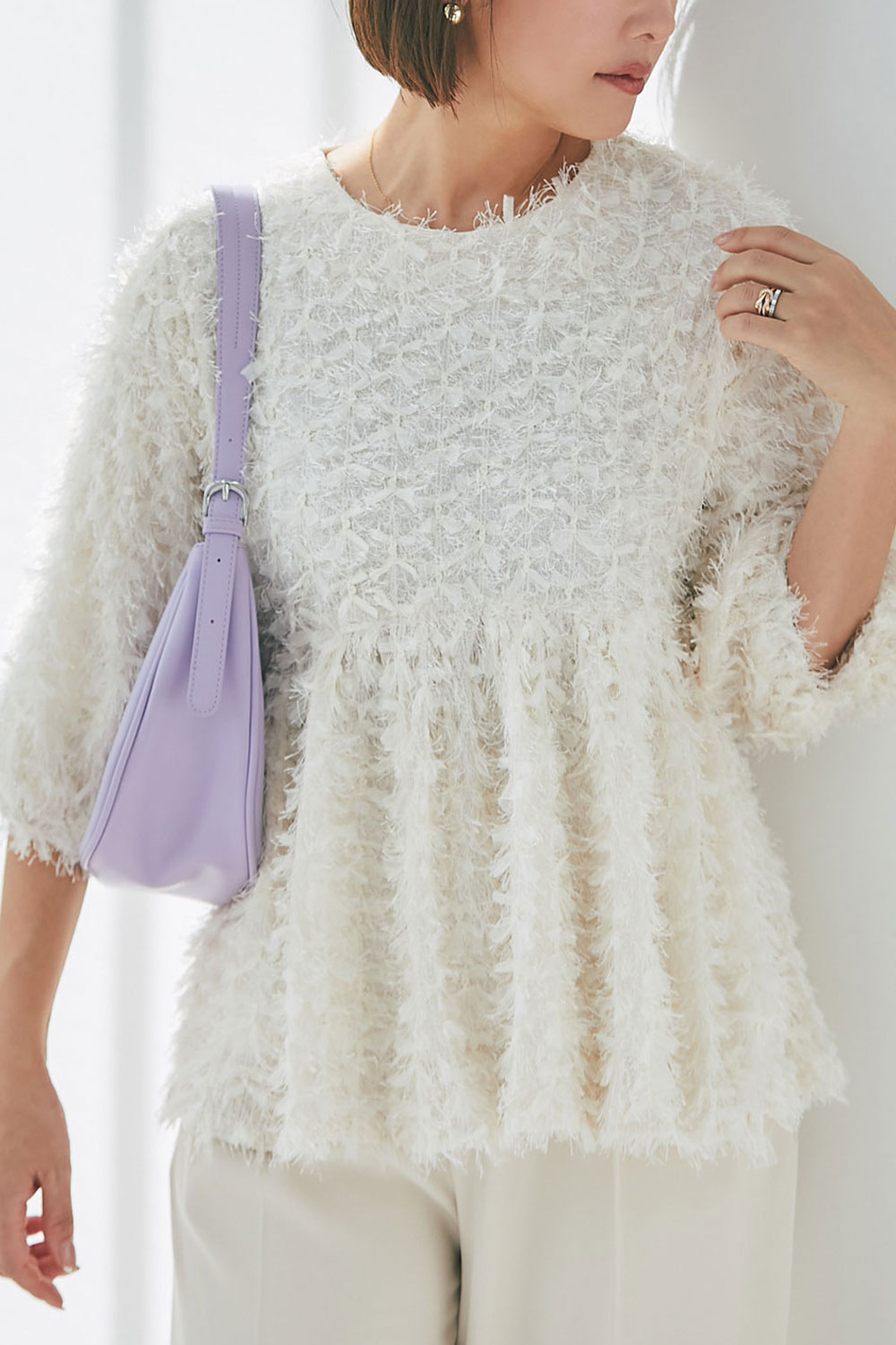 【@sa_youuさん着用】リボンフリンジチュニック