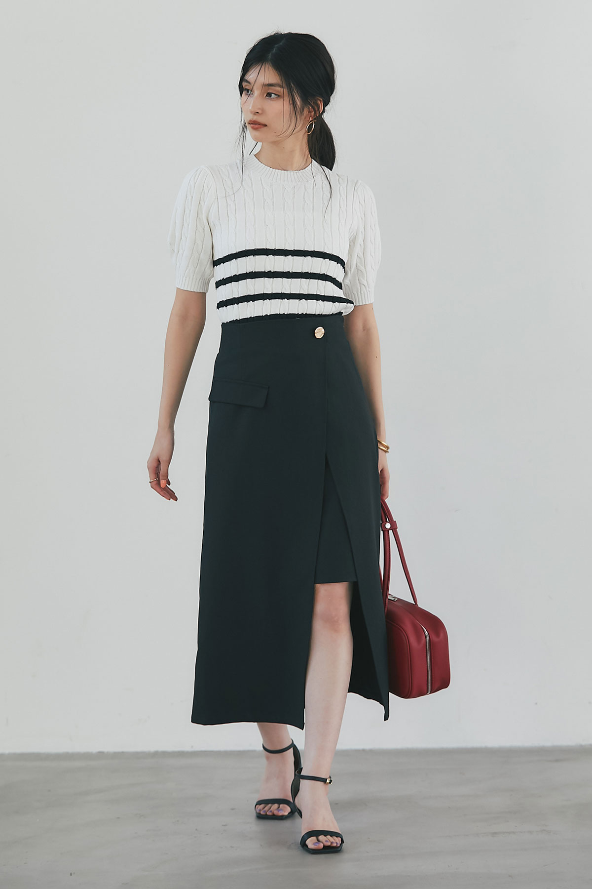 【2025 Summer SALE！】レイヤードラップスカート＊SALE品につき返品/交換/注文確定後の変更キャンセル不可＊