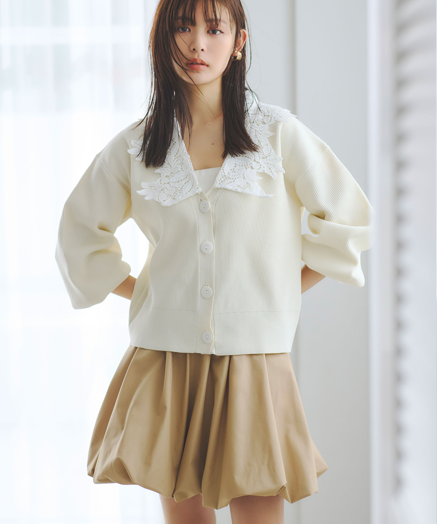 1月10日WEB限定再販！【古畑星夏さん着用】バルーンミニスカート