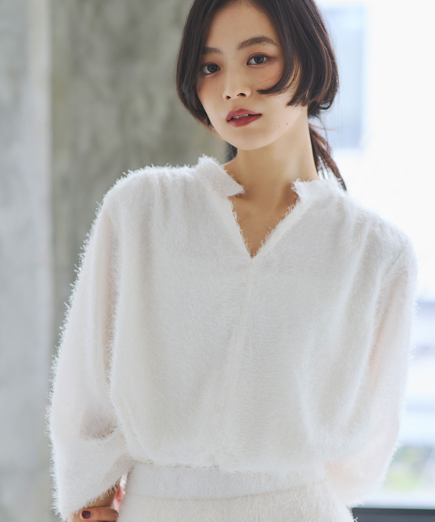 1月5日オフィシャルサイト限定再販！シャギースキッパーブラウス