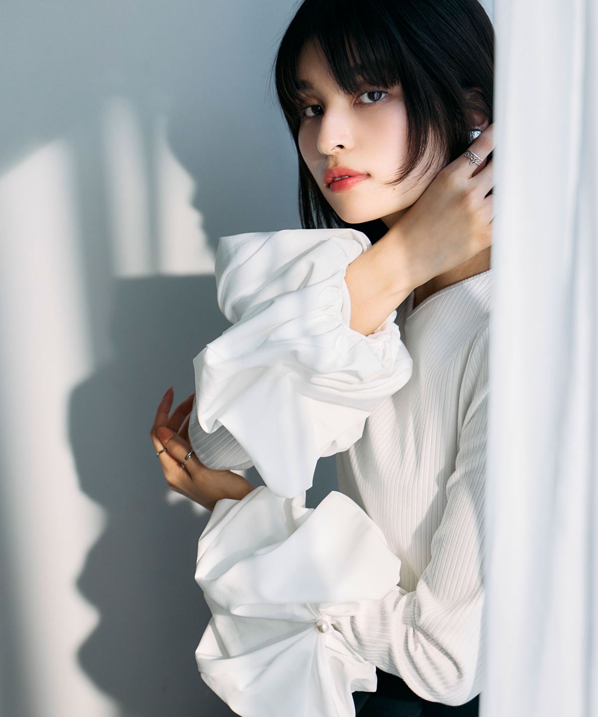 前後２WAYバルーン袖カットソー