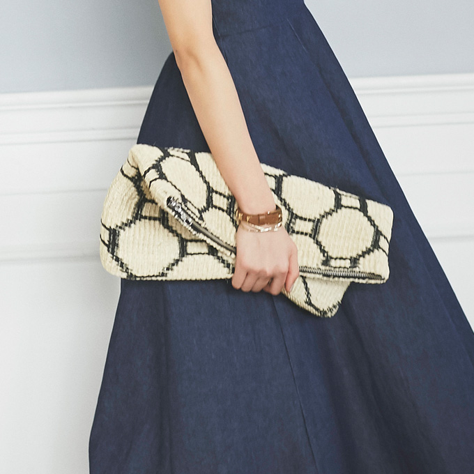 ≪CLASSY.7月号掲載≫【Square basket clutch bag】レディース かご クラッチバッグ ≪CLASSY.7月号掲載≫【Square basket clutch bag】レディース かご クラッチバッグ