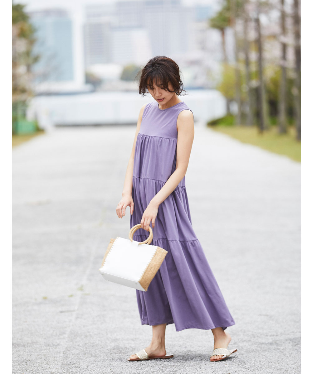ティアードロングワンピース