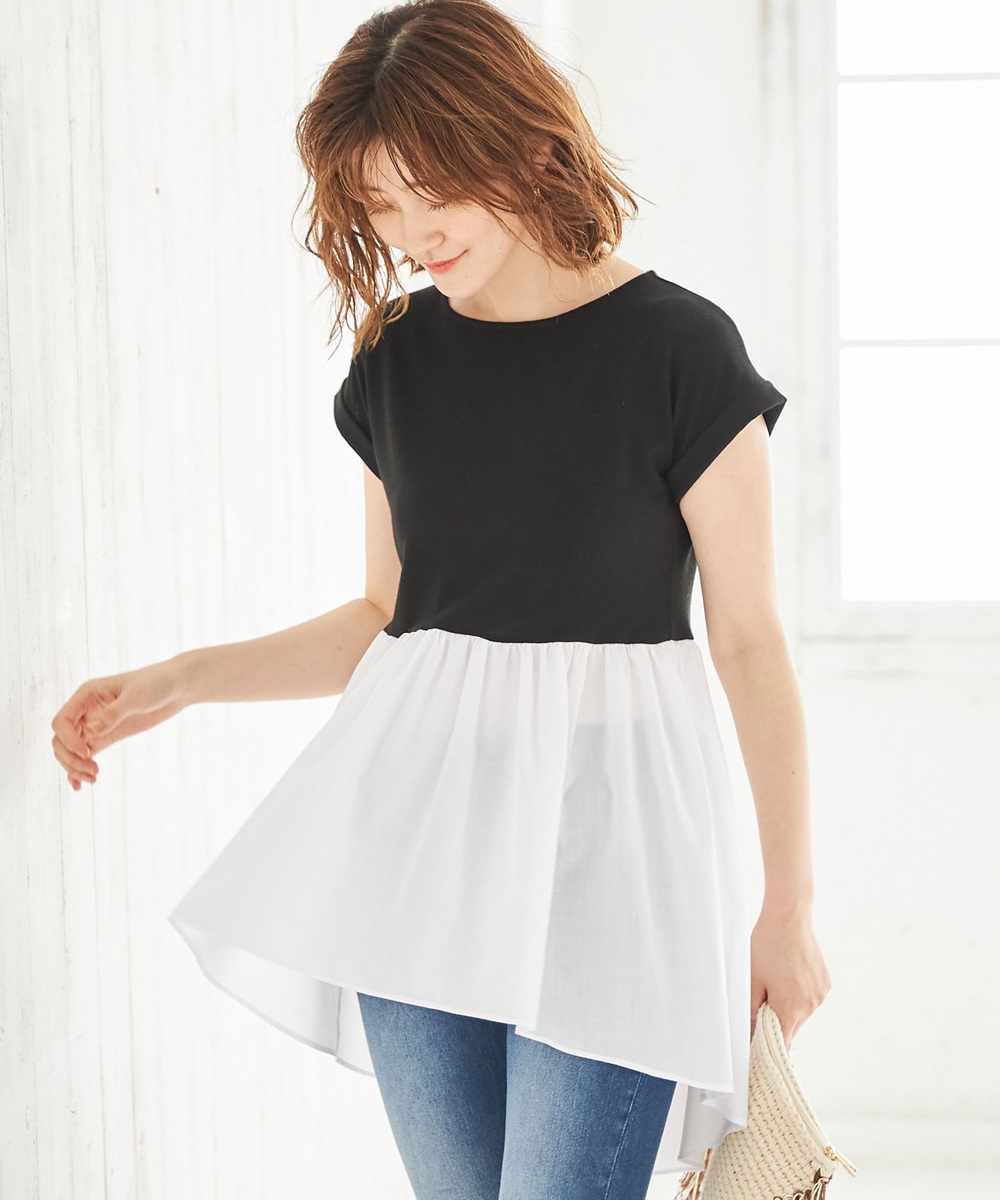 ドッキングバックリボントップス