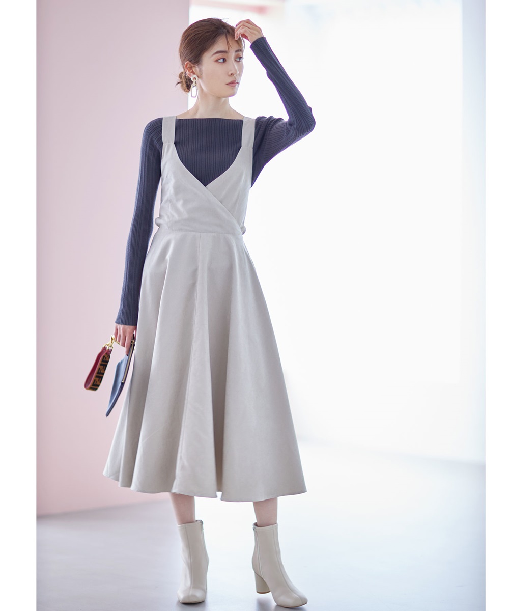 Si Chaaaanさんコラボ バッククロスワンピース