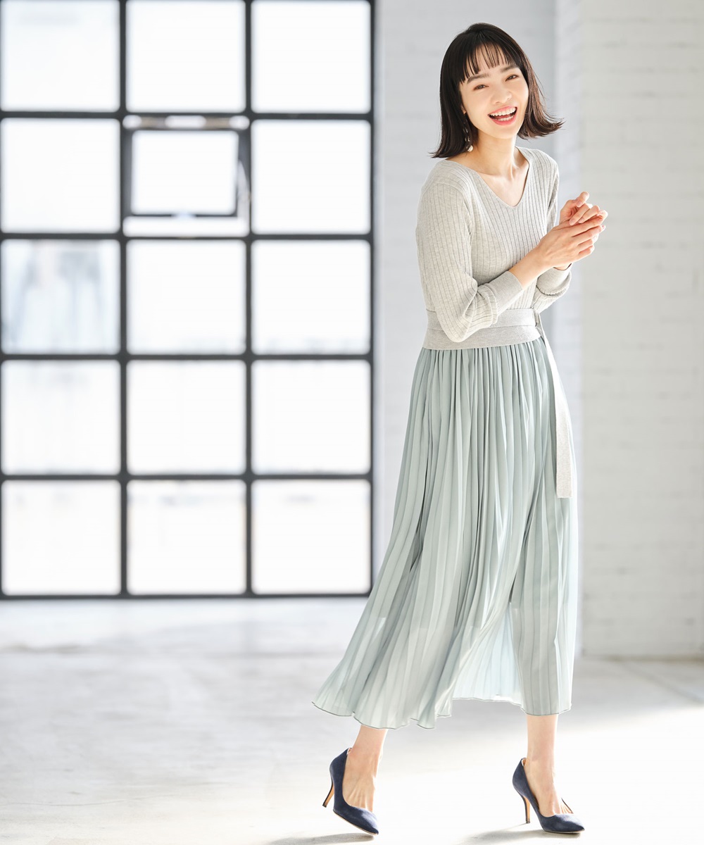 リーフジャガードフレアスカート