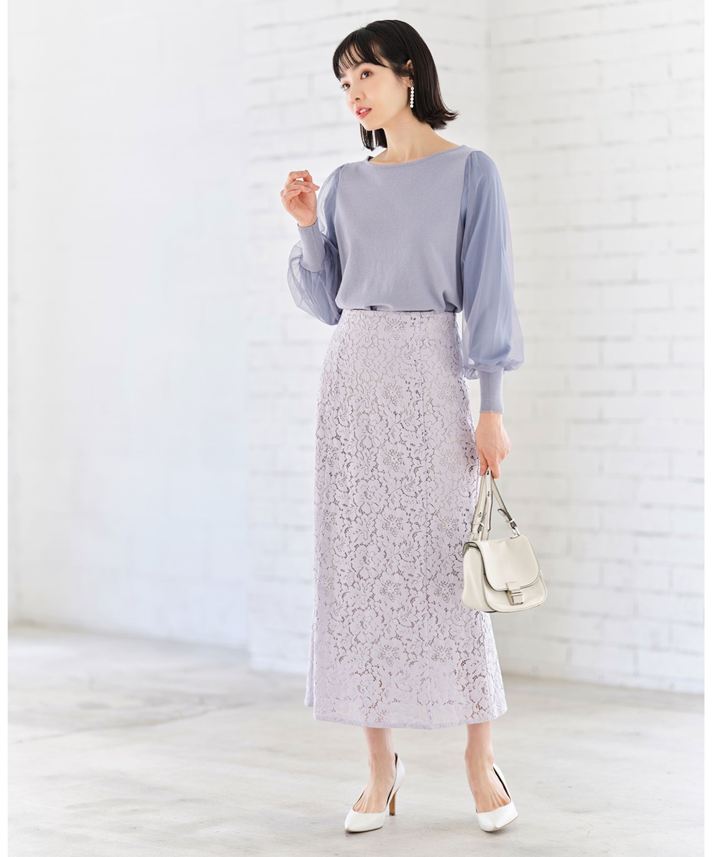 レースマーメイドスカート《EARLY SPRING COLLECTION》