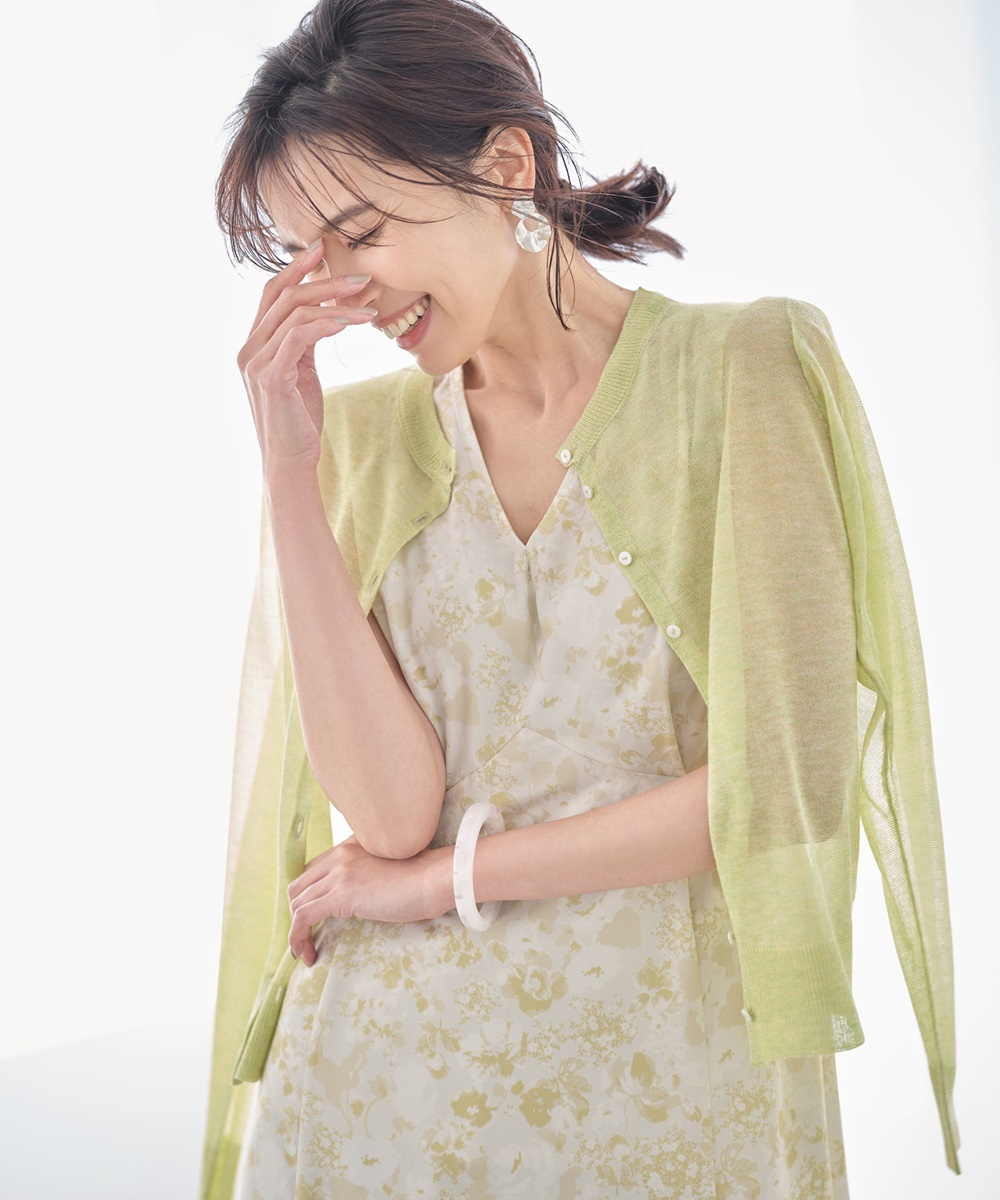 ラメシアーニットカーディガン《early summer》