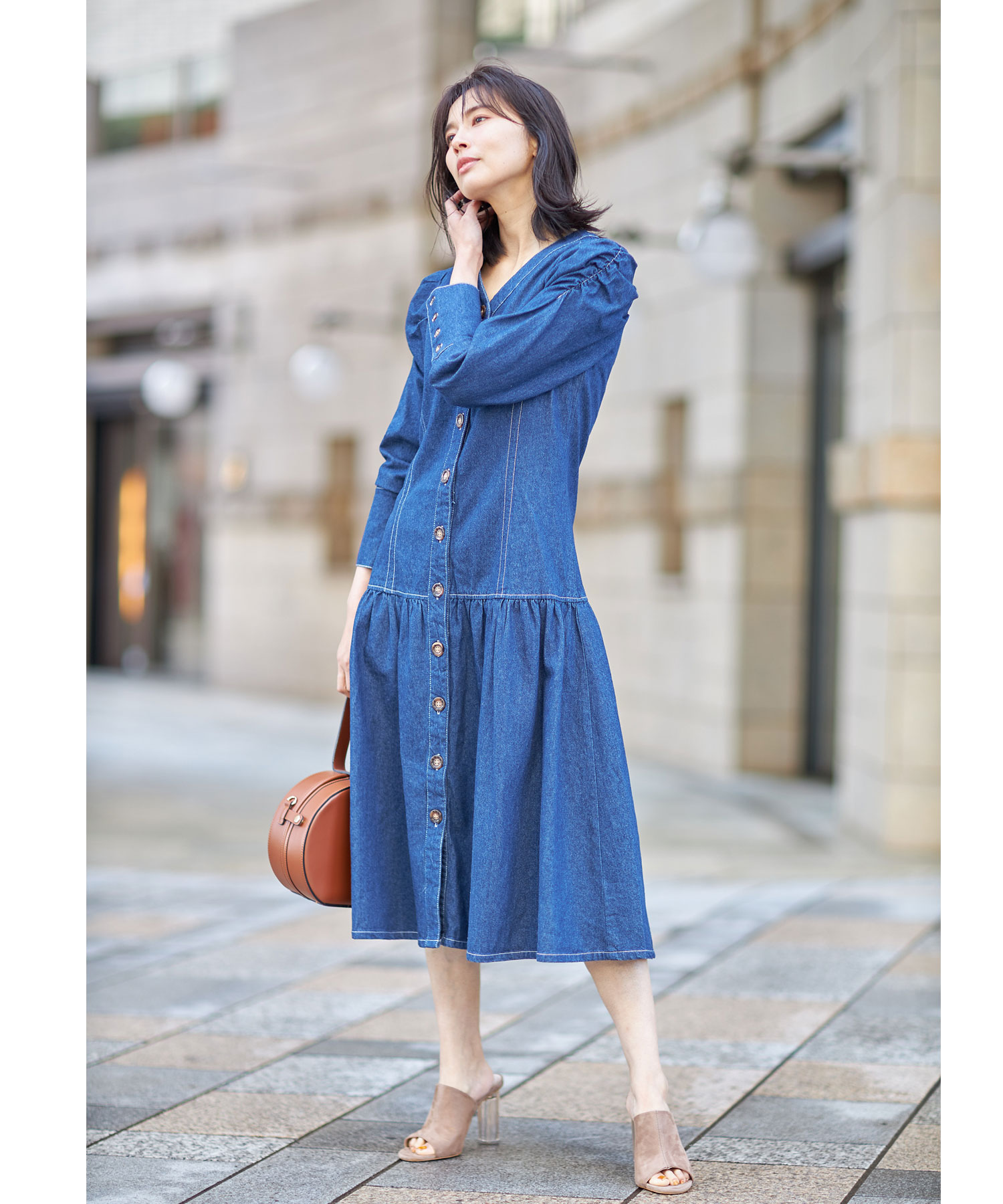 3月28日午前0:00再販！マーメイドデニムワンピース