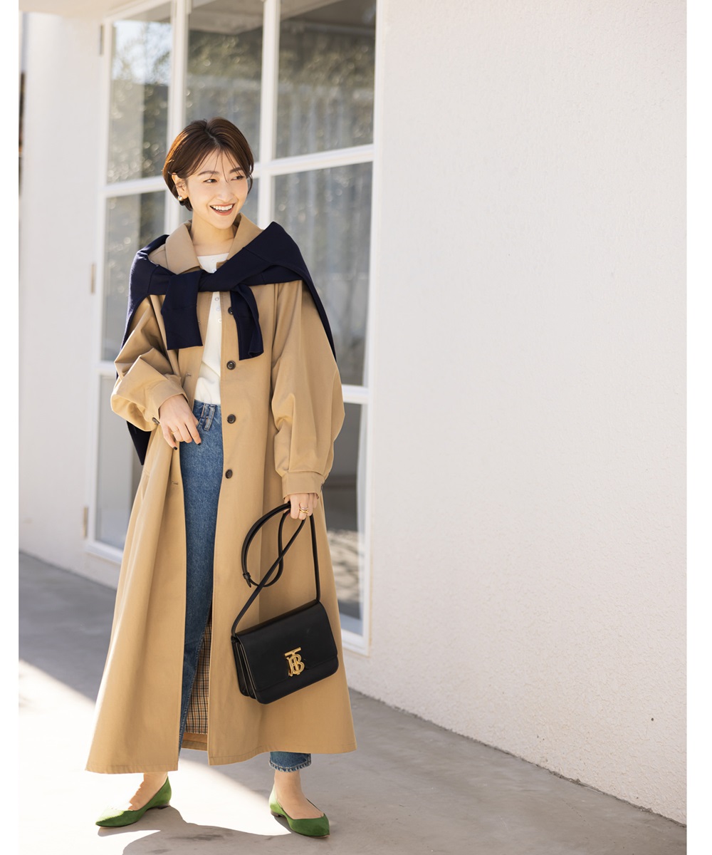 《金子麻貴さん着用》ステンカラーコート