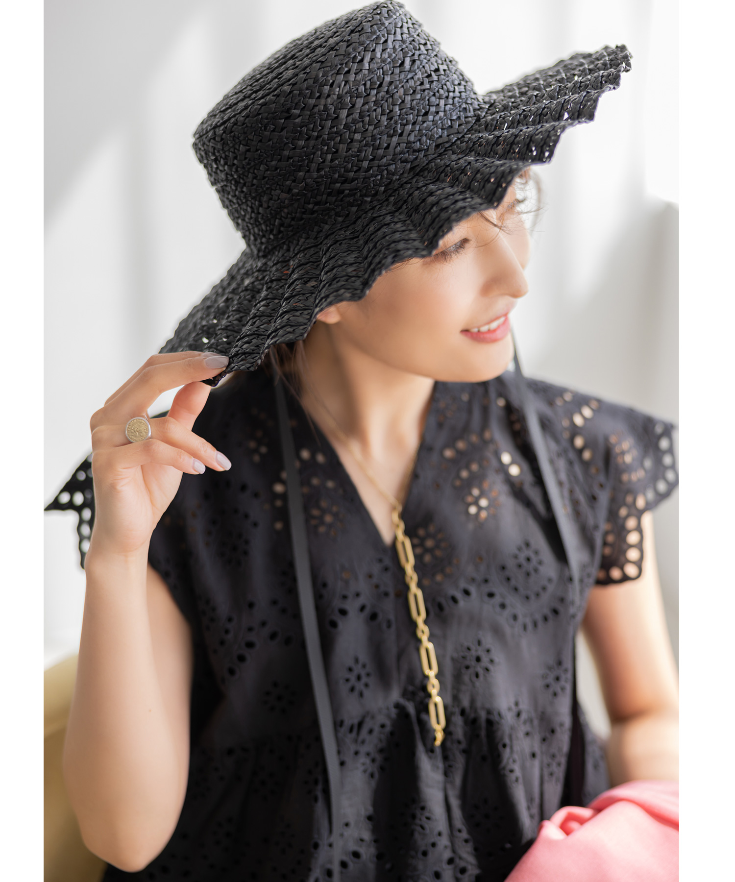 【Ayaさん着用】コットンレースチュニック