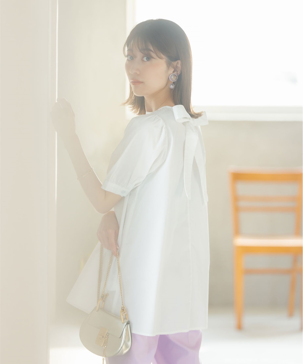 パフスリーブシャツブラウス《NEW Style》