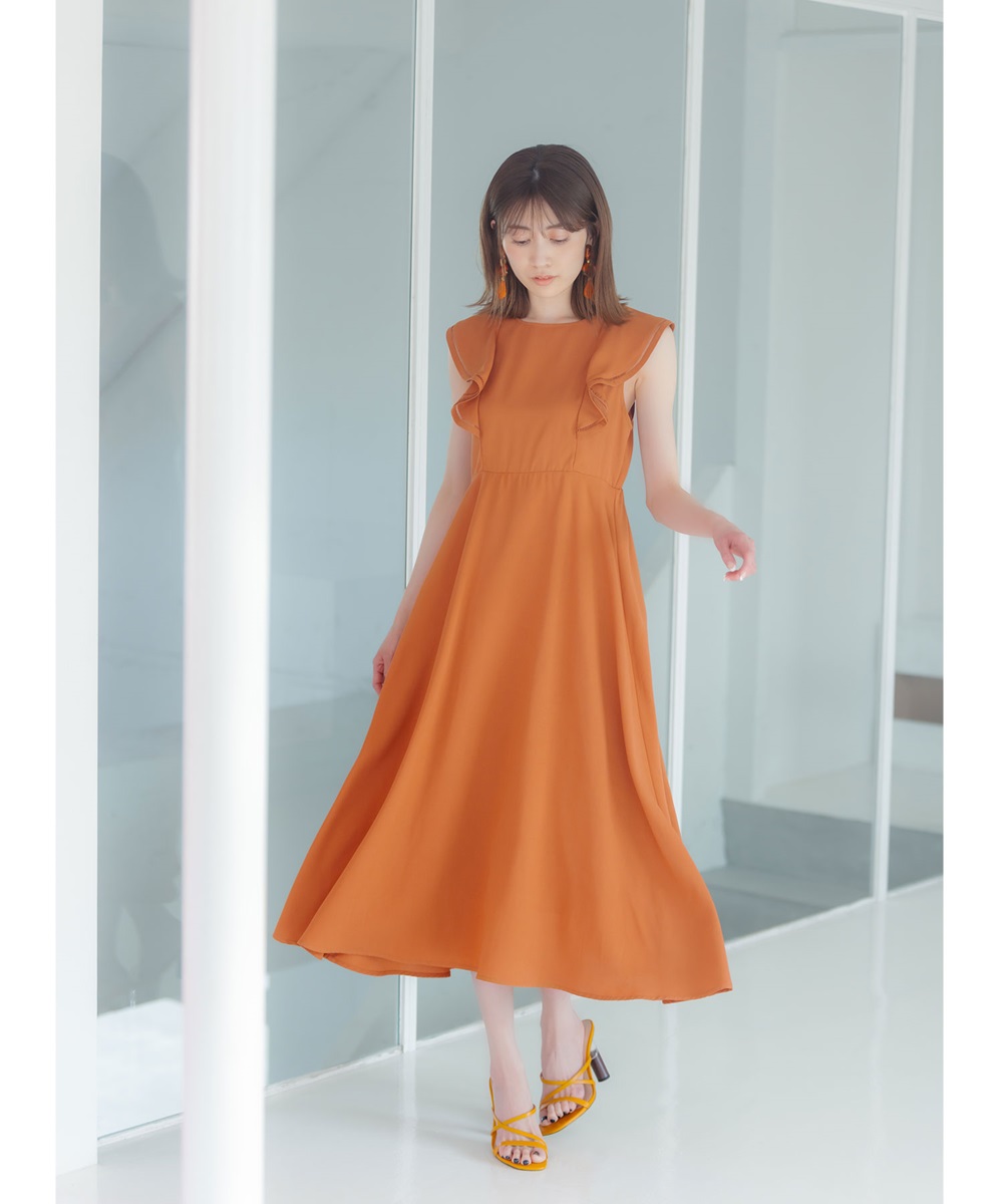 バックレースアップフリルワンピース《NEW Style》