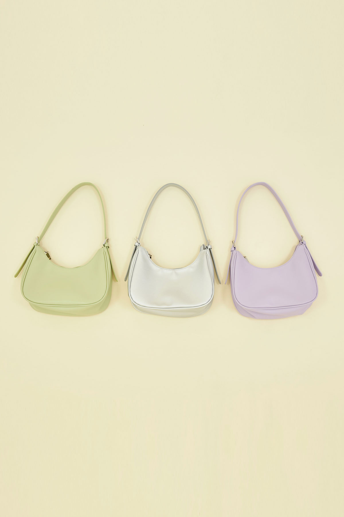 ラウンドワンハンドルショルダーバッグ