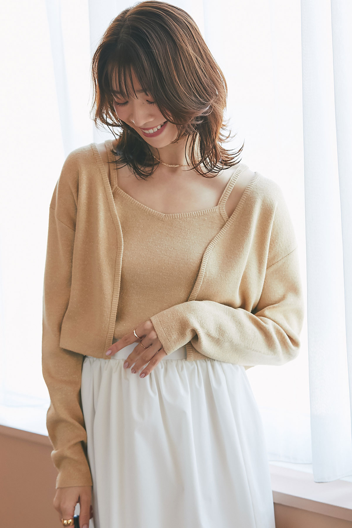【石井亜美さんコラボ】アンサンブルラメニットセット