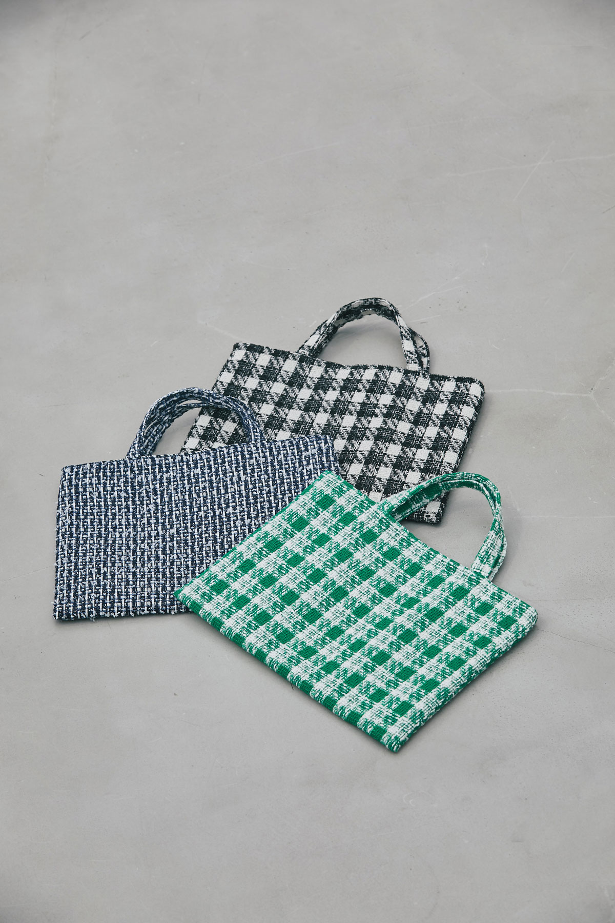 【SALE】ファンシーツイードトートバッグ＊SALE品につき返品/交換/注文確定後の変更キャンセル不可＊